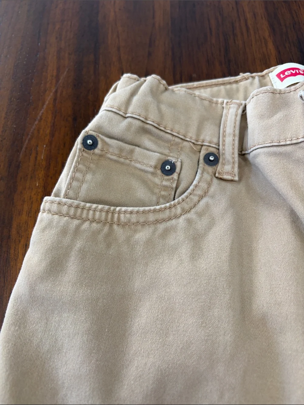 Kids Levi tan Casual pants - Classic Straight Fit